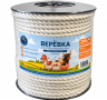 Веревка для электропастуха 200м, 9х0.3мм (1.1 Ом, нагрузка 689кг) 
